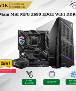 Mainboard MSI MPG Z690 EDGE WIFI DDR4 – hỗ trợ Intel Gen 12/13/14