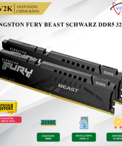 Ram Kingston FURY Beast RGB DDR5 32GB (2×16GB) 6000MT/s CL36