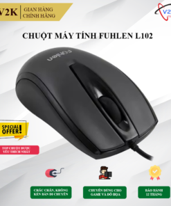 Chuột máy tính Fuhlen L102 có dây - Siêu bền, thiết kế êm tay, chuột văn phòng