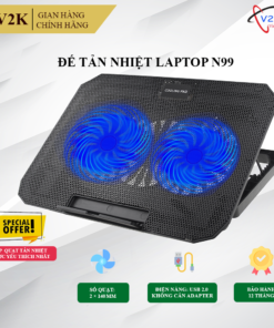Đế Làm Mát Laptop Cooling pad N99 2 FAN