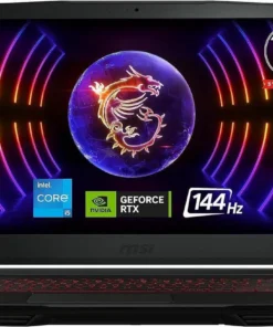 MSI Thin GF63 Gaming Notebook | 39,6 cm (15,6 Zoll) Full-HD 144 Hz | Intel Core i5-12450H | 16GB RAM | 512GB SSD | RTX 4050 6 GB | Windows 11 Home ...